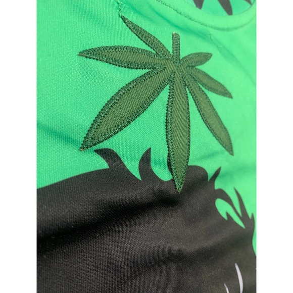 Cheech & Chong Men's Headgear Classics Premium Embroidered Basketball Jersey - Picture 4 of 5